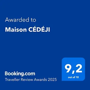  Hébergement de vacances Maison Cédéji